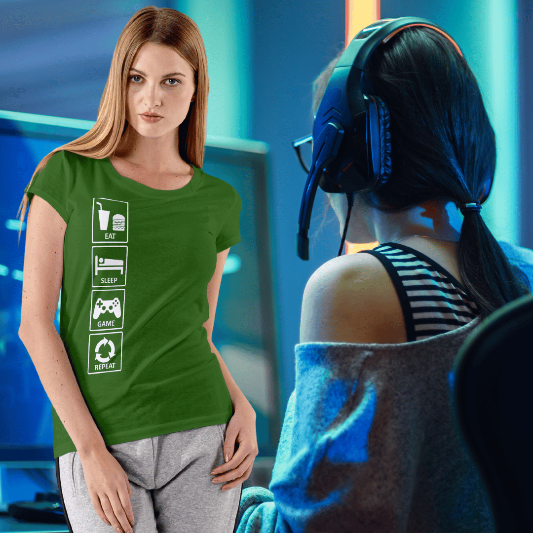 Eat sleep game repeat - Lodret