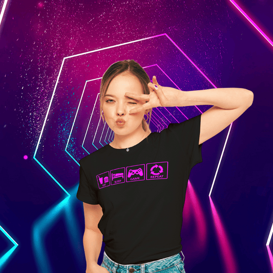 Eat sleep game repeat - Vandret