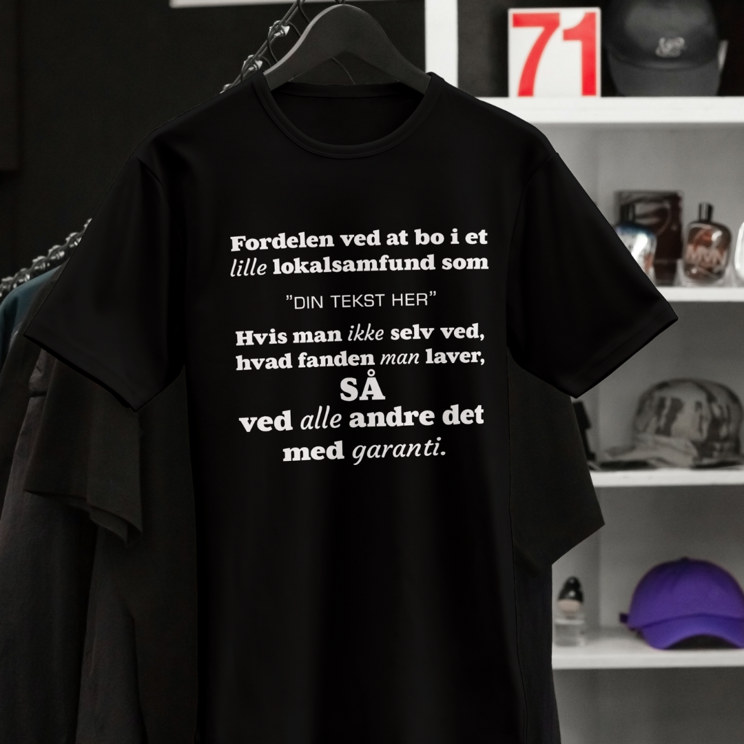 Fordelen ved at bo i..? "egen tekst"