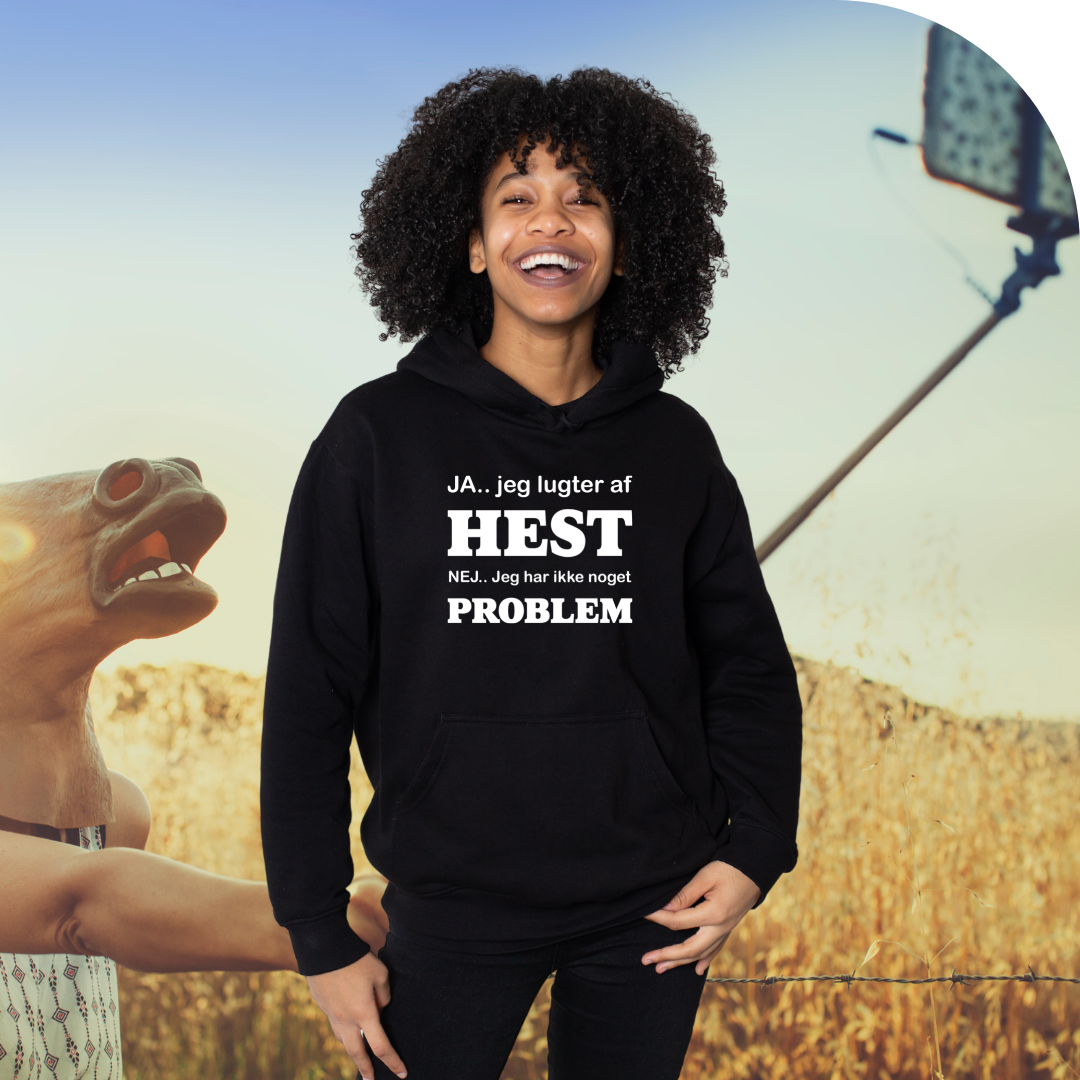 Ja. Jeg lugter af hest