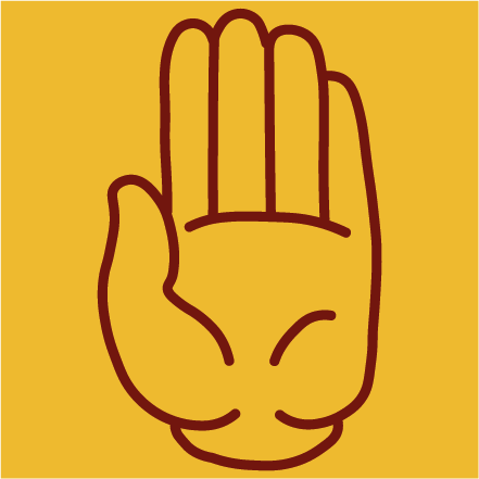 Hånd - Stop / highfive