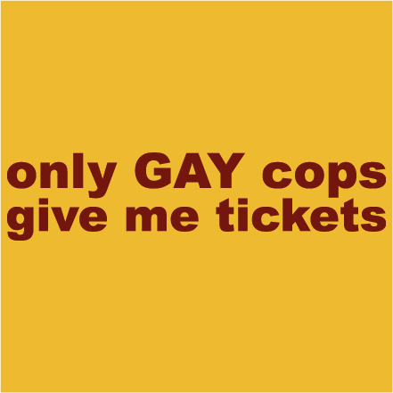 only GAY cops