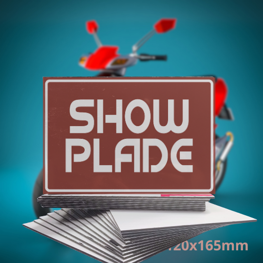 Showplade til Scooter