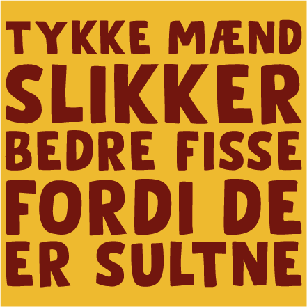 Tykke mænd slikker bedre fisse