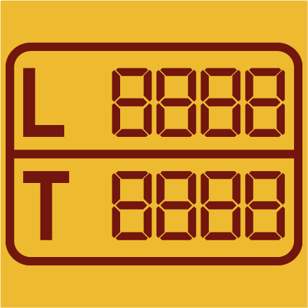 Vægttavle til bil og trailer