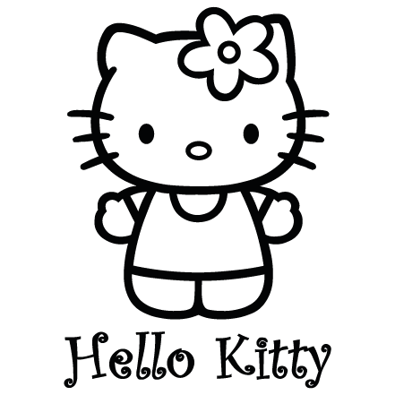 Hello Kitty - tekst under