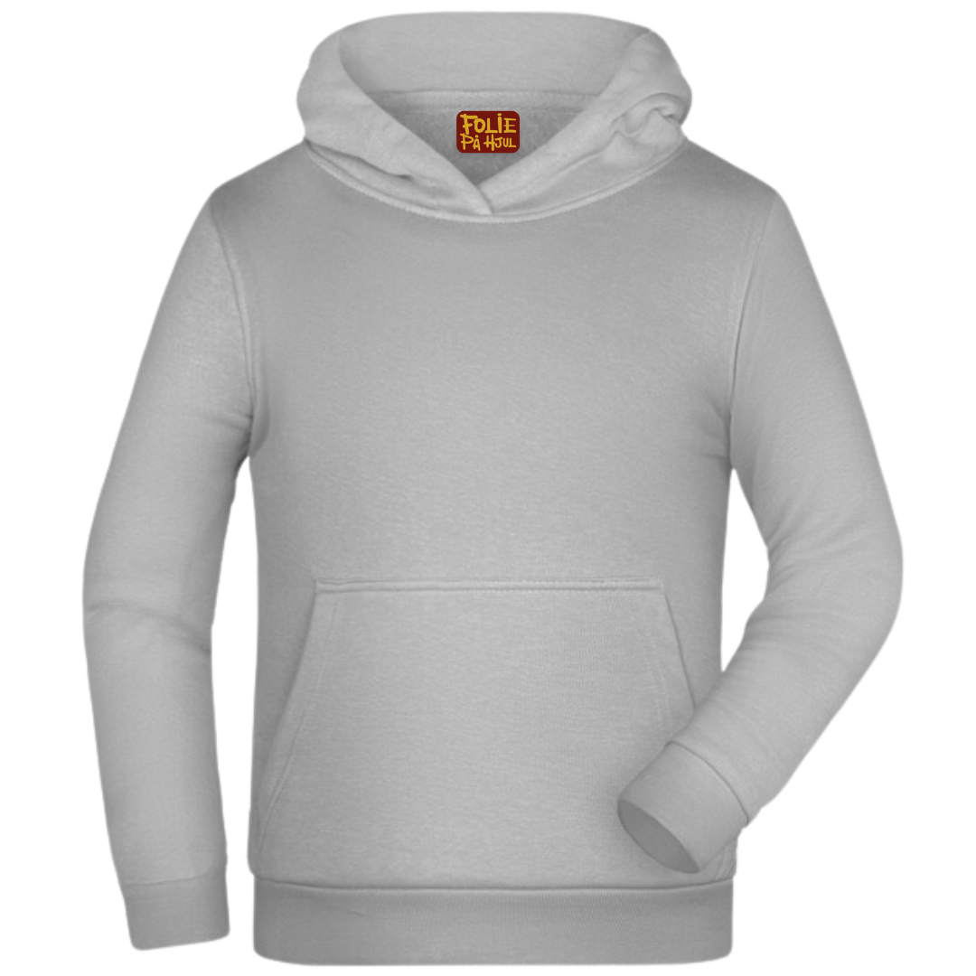 Hoodie til børn - Askegrå