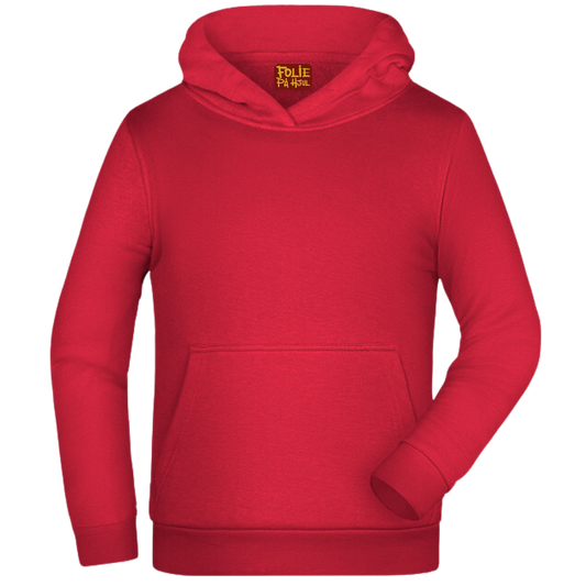 Hoodie til børn - Rød