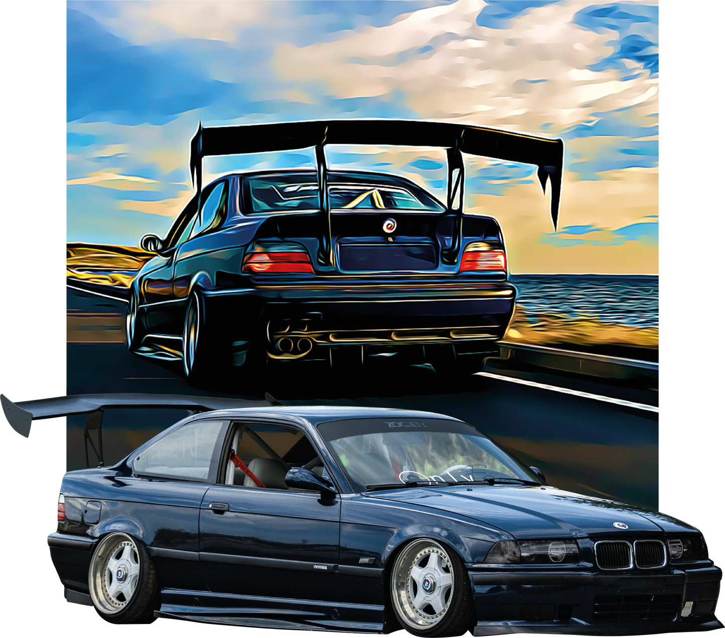 BMW E36 "Sort"
