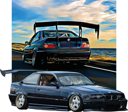 BMW E36 "Sort"