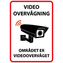 Videoovervågning / Området er videoovervåget