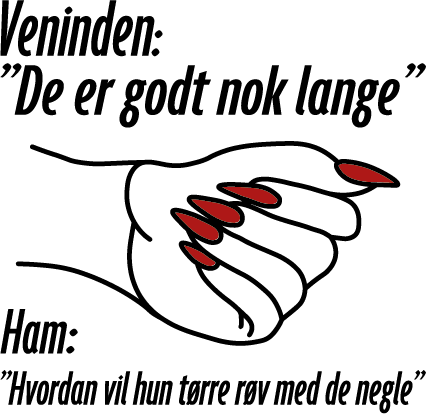 Hvordan vil hun tørre r** med de negle!