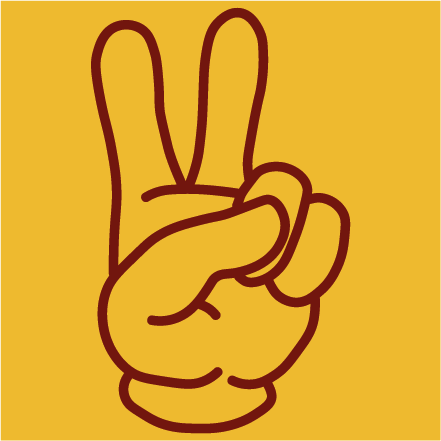 Hånd - 2 fingere