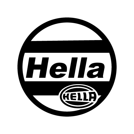Hella - logo "fast størrelse" 11cm
