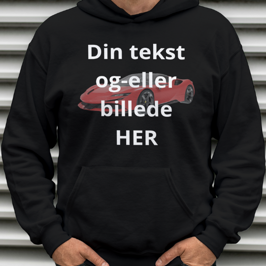 Hoodie m/eget design