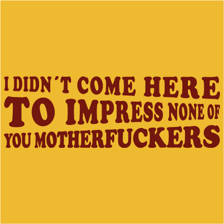 I didn´t come here