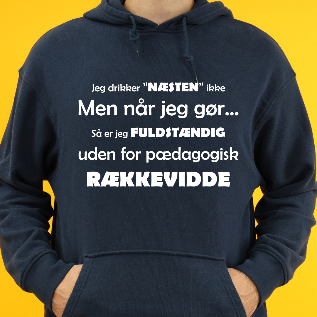 Jeg drikke næsten ikke