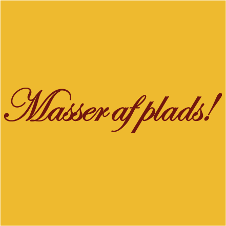 Masser af plads!