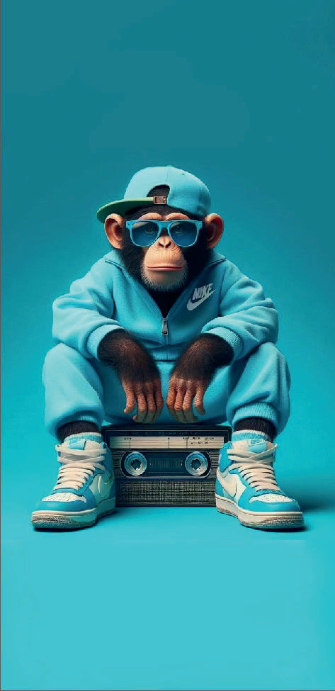 Monkey sitting