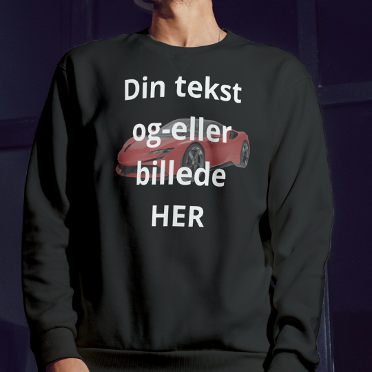 Sweatshirt m/eget design