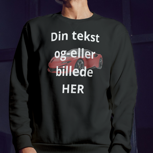 Sweatshirt m/eget design
