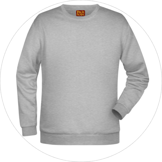 Sweatshirt - Grå Melange