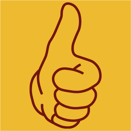 Thumps up