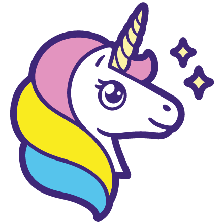Unicorn head